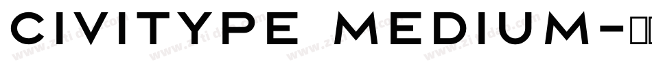 Civitype Medium字体转换